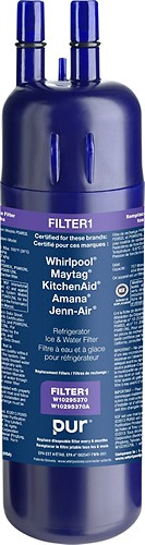 Whirlpool - Filter1 Interior Push Button Water Filter For Select Refrigerators